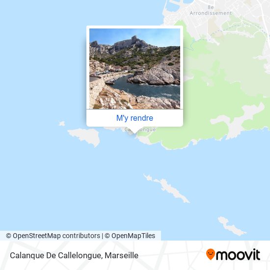 Calanque De Callelongue plan