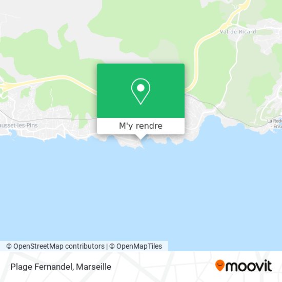 Plage Fernandel plan