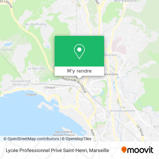 Lycée Professionnel Privé Saint-Henri plan