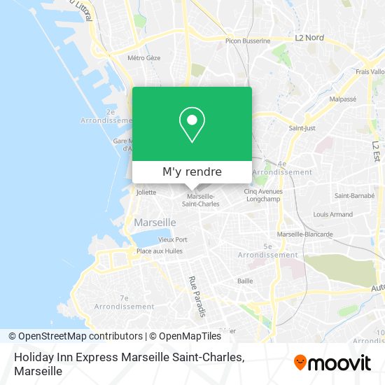 Holiday Inn Express Marseille Saint-Charles plan