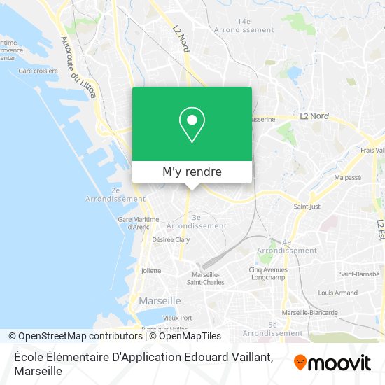 École Élémentaire D'Application Edouard Vaillant plan