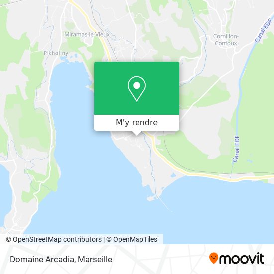 Domaine Arcadia plan
