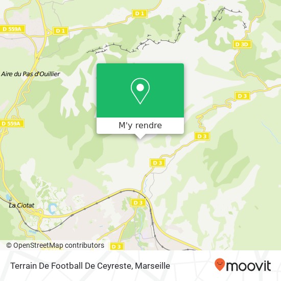 Terrain De Football De Ceyreste plan