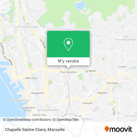 Chapelle Sainte-Claire plan