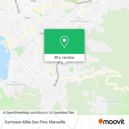 Gymnase Allée Des Pins plan