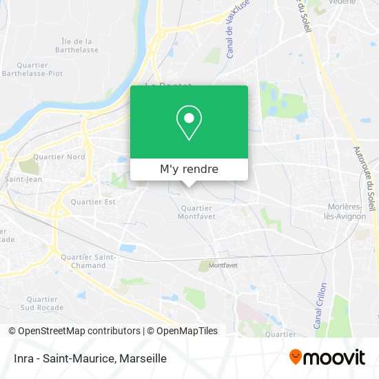 Inra - Saint-Maurice plan
