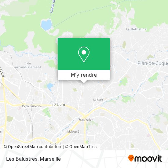 Les Balustres plan