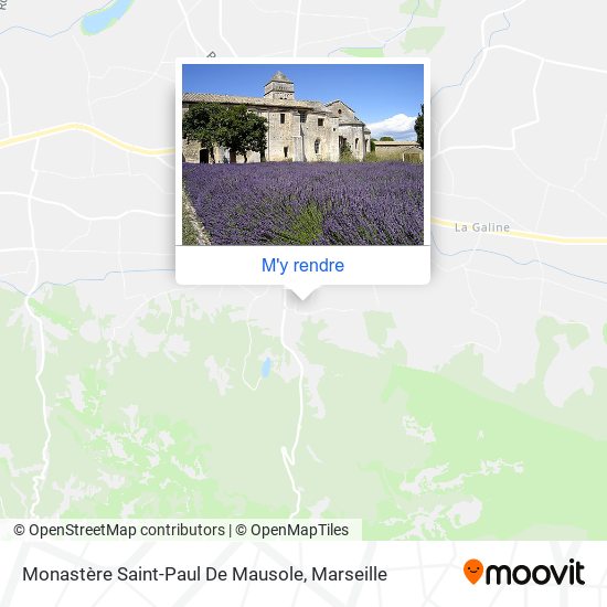Monastère Saint-Paul De Mausole plan