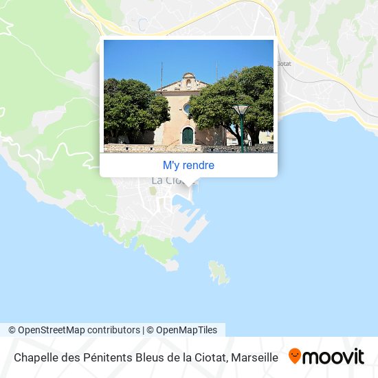 Chapelle des Pénitents Bleus de la Ciotat plan