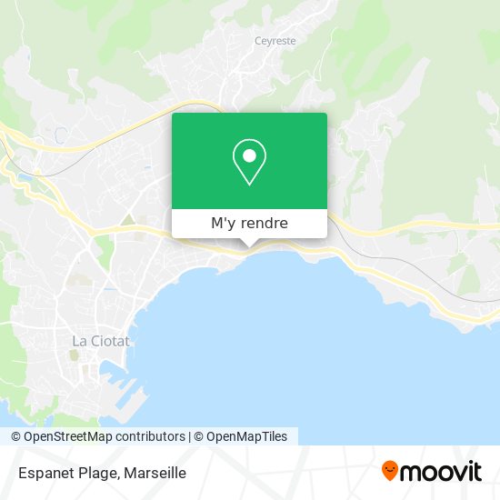 Espanet Plage plan