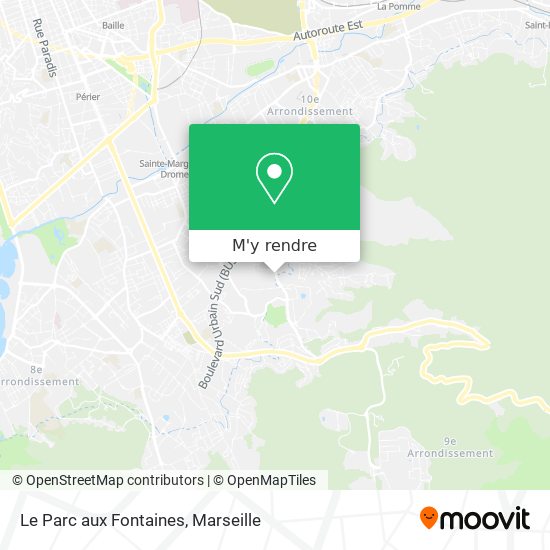 Le Parc aux Fontaines plan