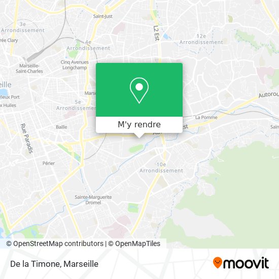 De la Timone plan