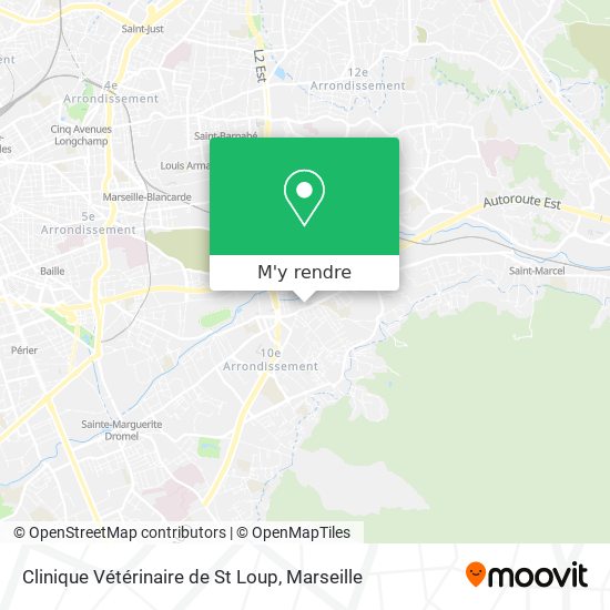 Clinique Vétérinaire de St Loup plan