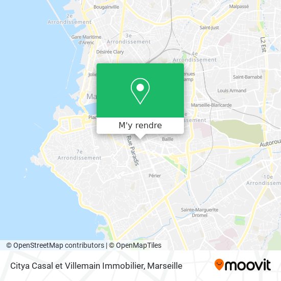 Citya Casal et Villemain Immobilier plan