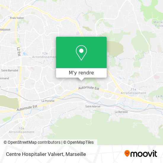 Centre Hospitalier Valvert plan