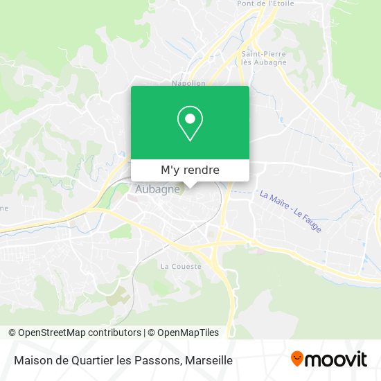 Maison de Quartier les Passons plan