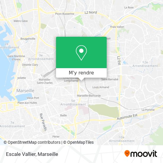 Escale Vallier plan