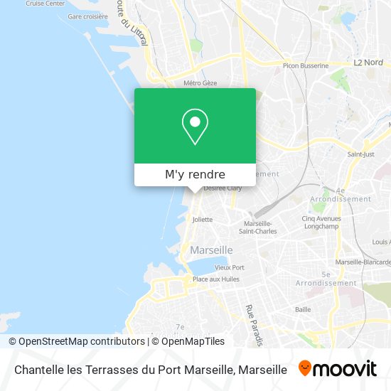 Chantelle les Terrasses du Port Marseille plan