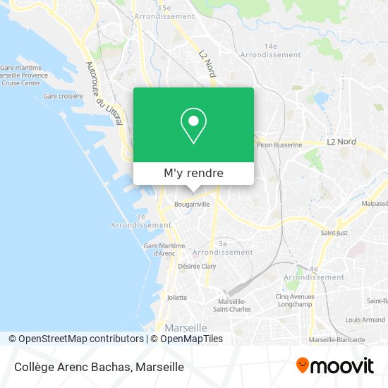 Collège Arenc Bachas plan