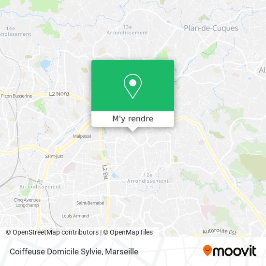 Coiffeuse Domicile Sylvie plan