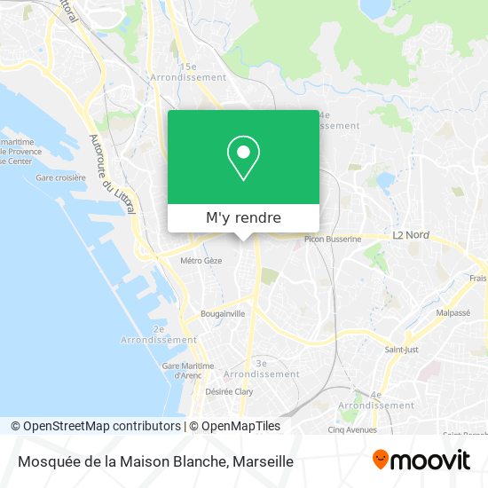 Mosquée de la Maison Blanche plan