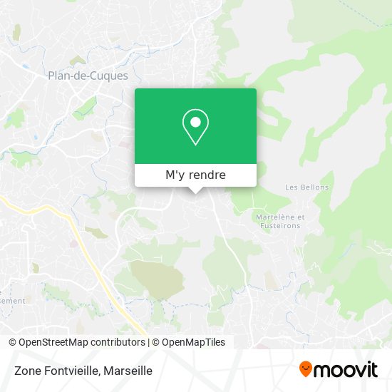 Zone Fontvieille plan