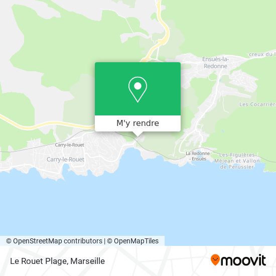 Le Rouet Plage plan