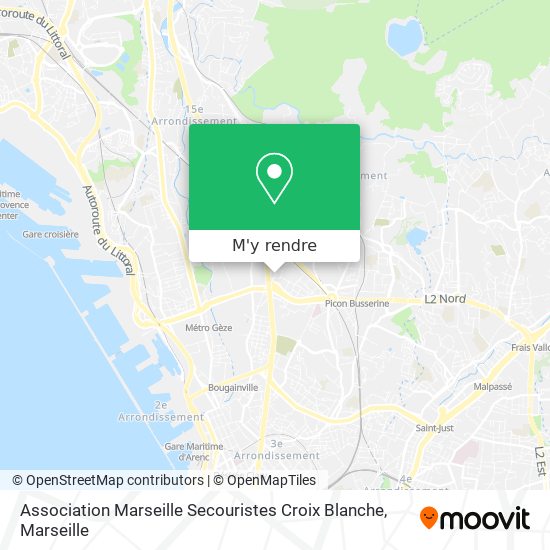 Association Marseille Secouristes Croix Blanche plan