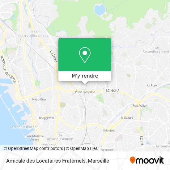 Amicale des Locataires Fraternels plan