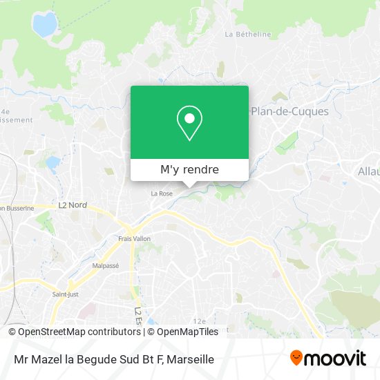 Mr Mazel la Begude Sud Bt F plan