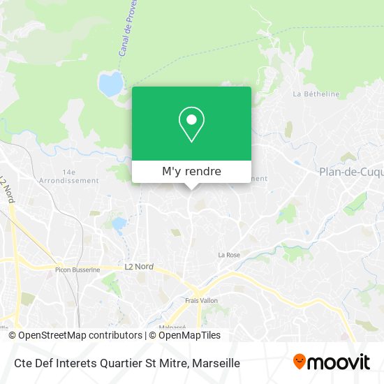Cte Def Interets Quartier St Mitre plan