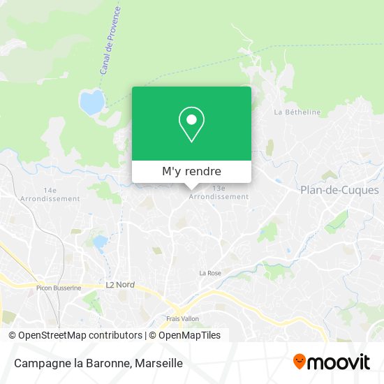 Campagne la Baronne plan