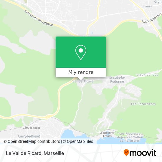 Le Val de Ricard plan