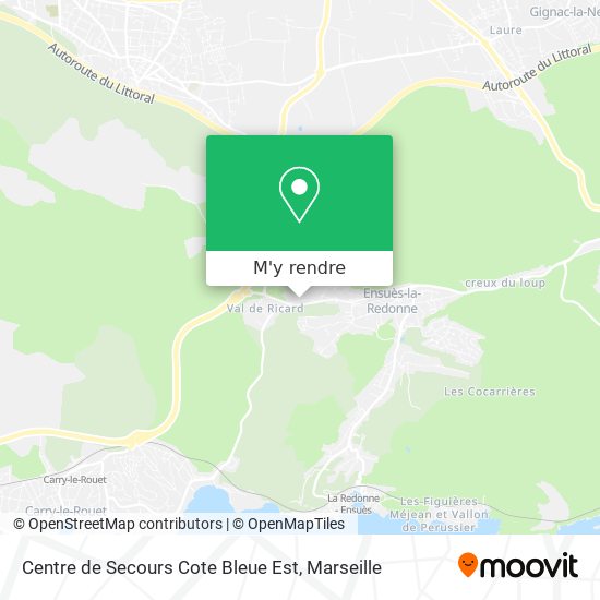 Centre de Secours Cote Bleue Est plan