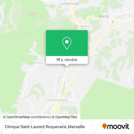 Clinique Saint-Laurent Roquevaire plan