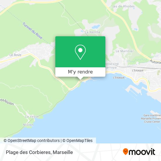 Plage des Corbieres plan