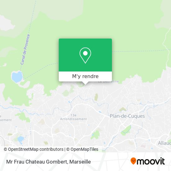 Mr Frau Chateau Gombert plan