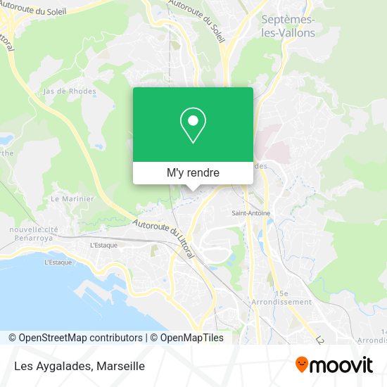 Les Aygalades plan