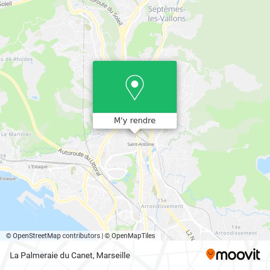 La Palmeraie du Canet plan