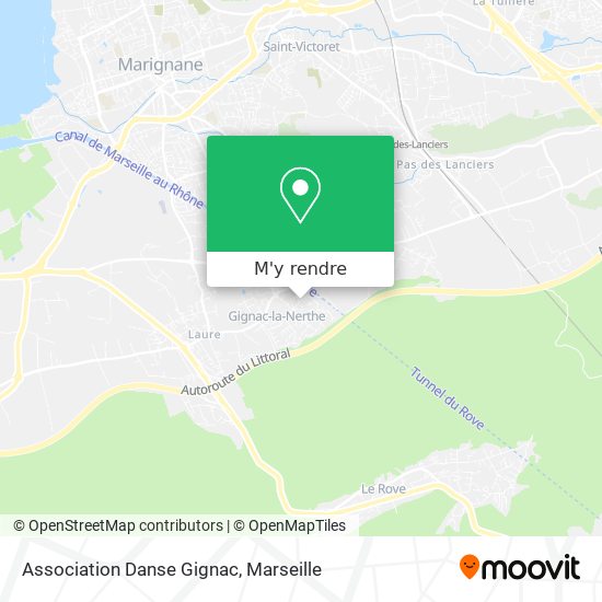 Association Danse Gignac plan