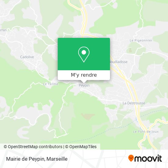 Mairie de Peypin plan