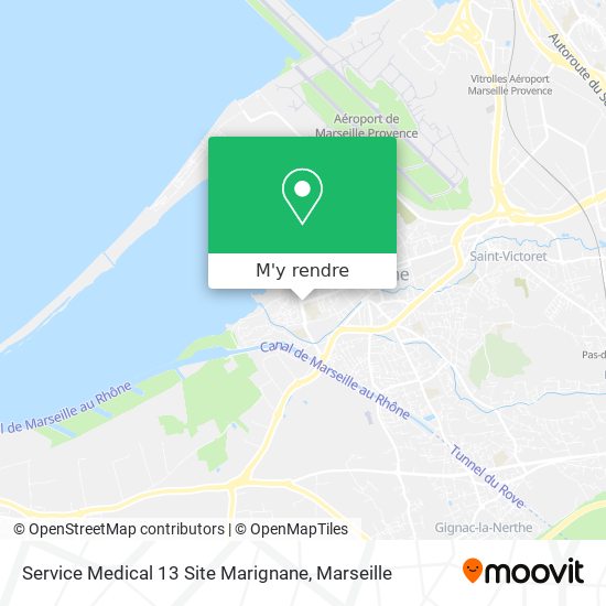 Service Medical 13 Site Marignane plan