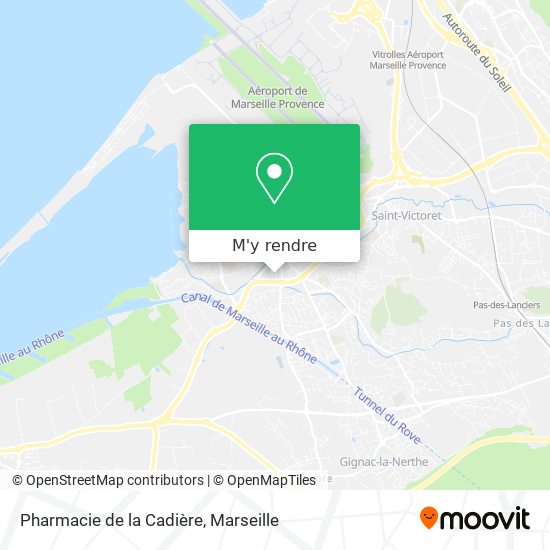 Pharmacie de la Cadière plan