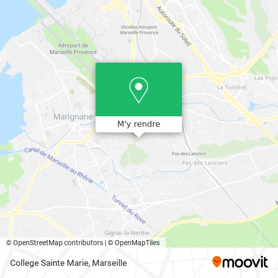 College Sainte Marie plan