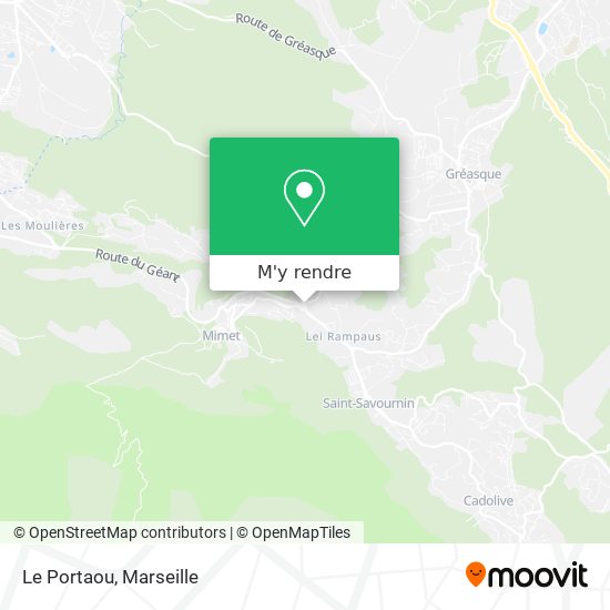 Le Portaou plan