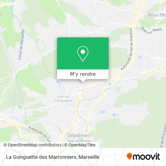 La Guinguette des Marronniers plan