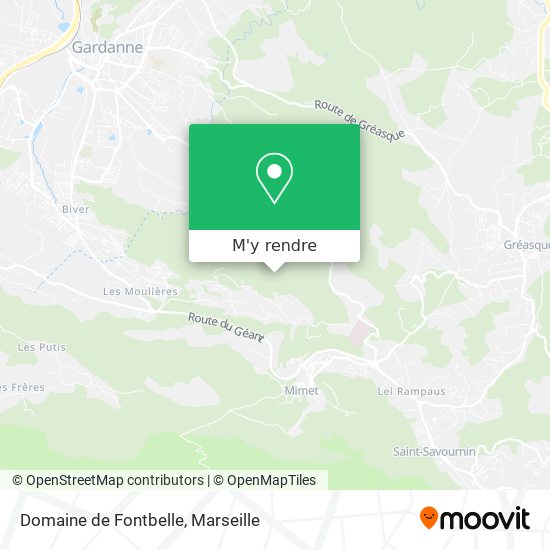 Domaine de Fontbelle plan