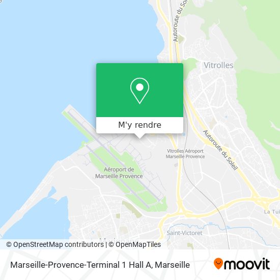 Marseille-Provence-Terminal 1 Hall A plan