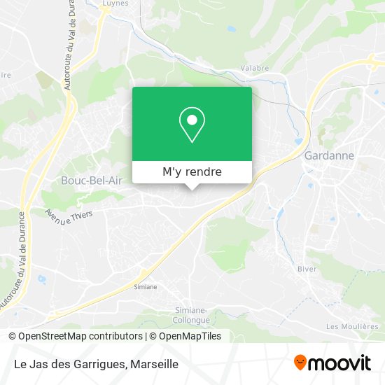Le Jas des Garrigues plan