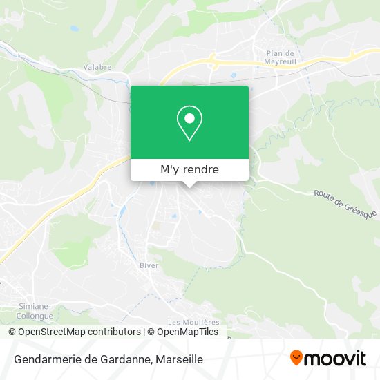 Gendarmerie de Gardanne plan